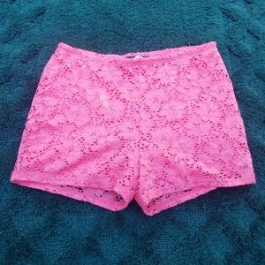 SILHOUETTE NYC SHORT LACE PINK/ORANGE SIZE MEDIUM